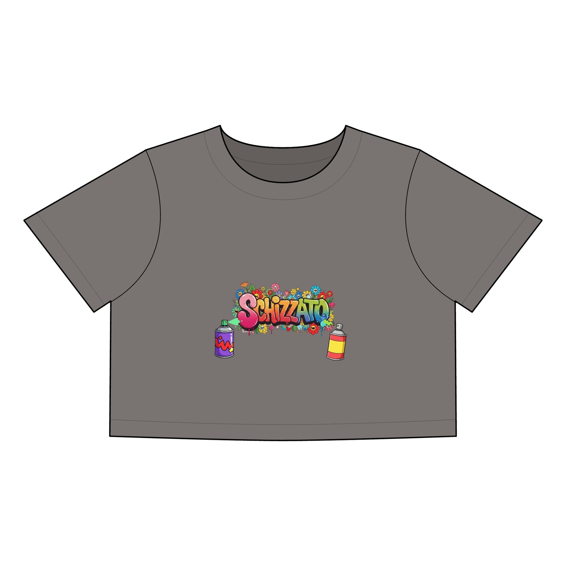 Women's Faded Crop Tee