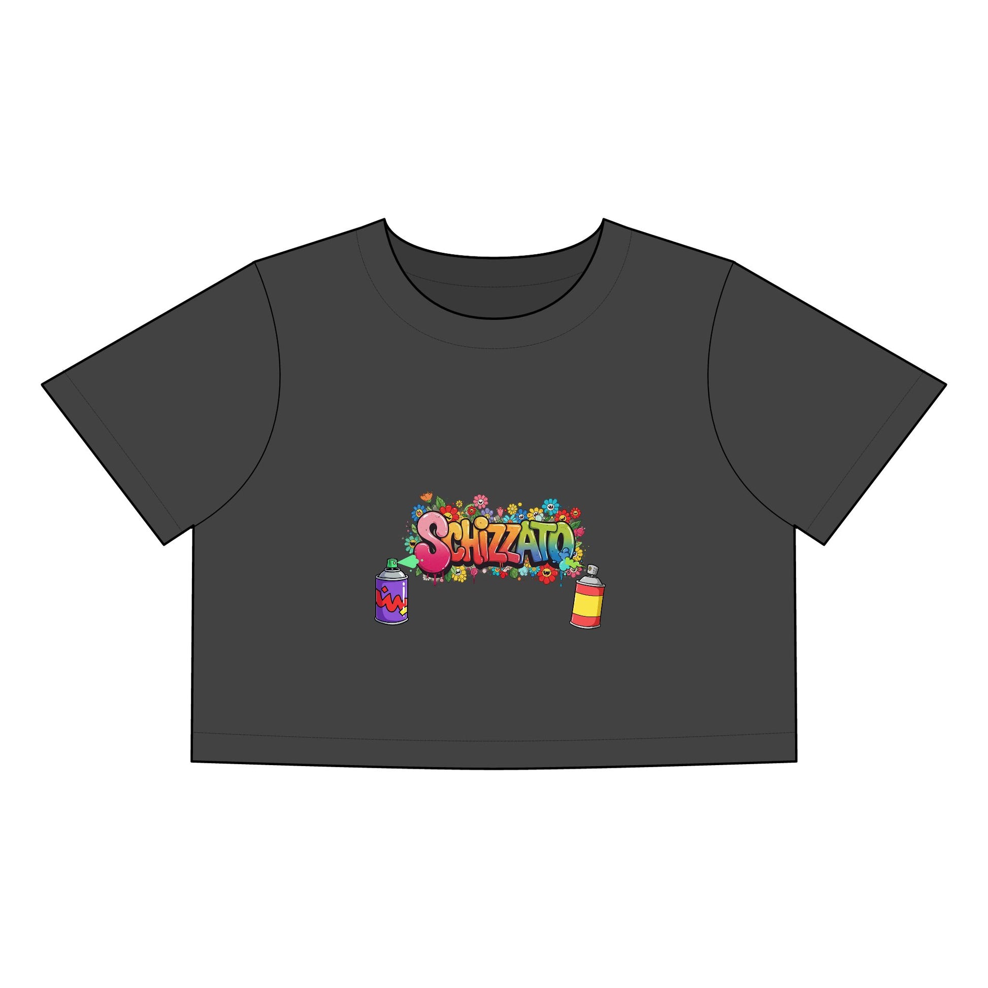 Women's Faded Crop Tee