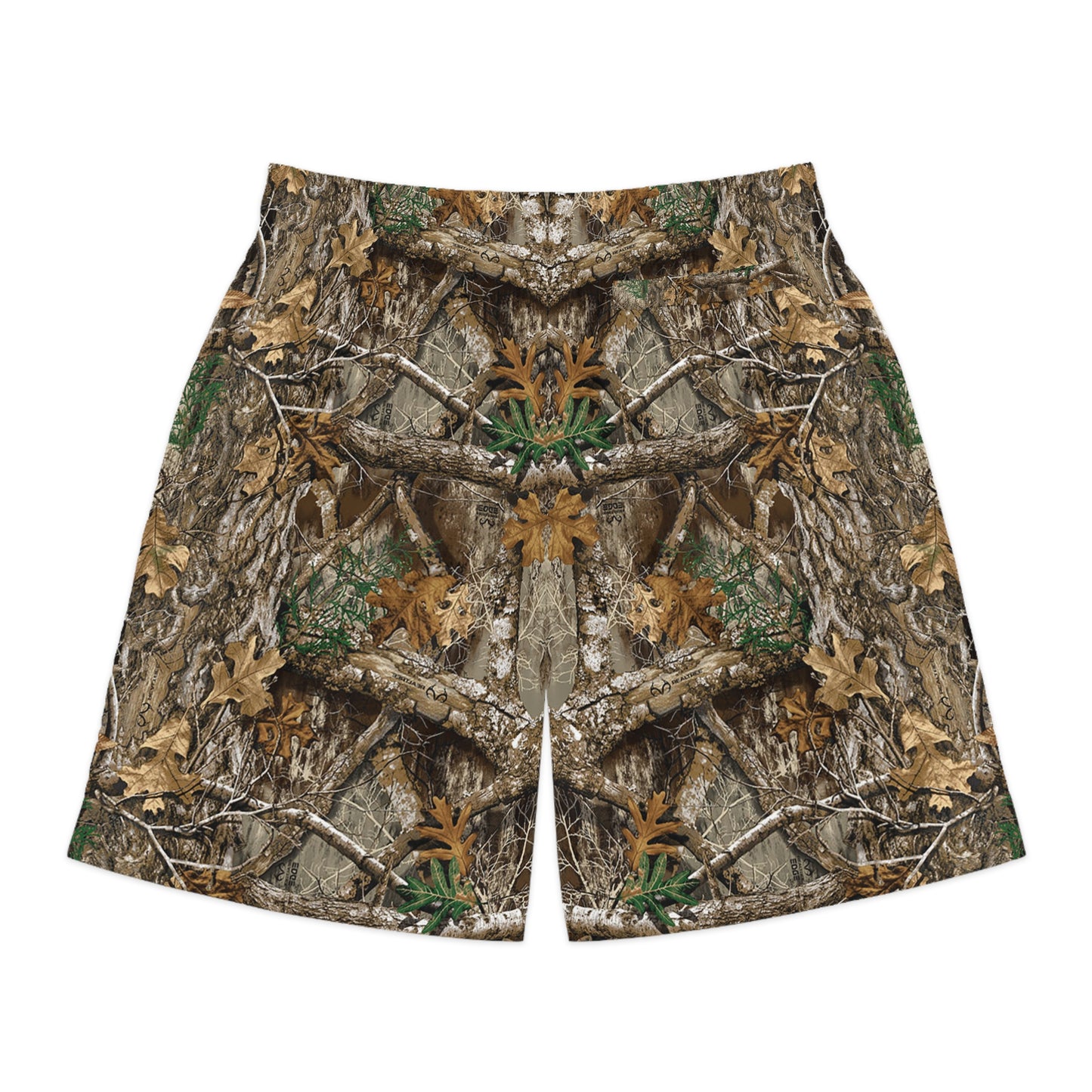 “Schizzato” Woodland Camouflage Men's Jogger Shorts