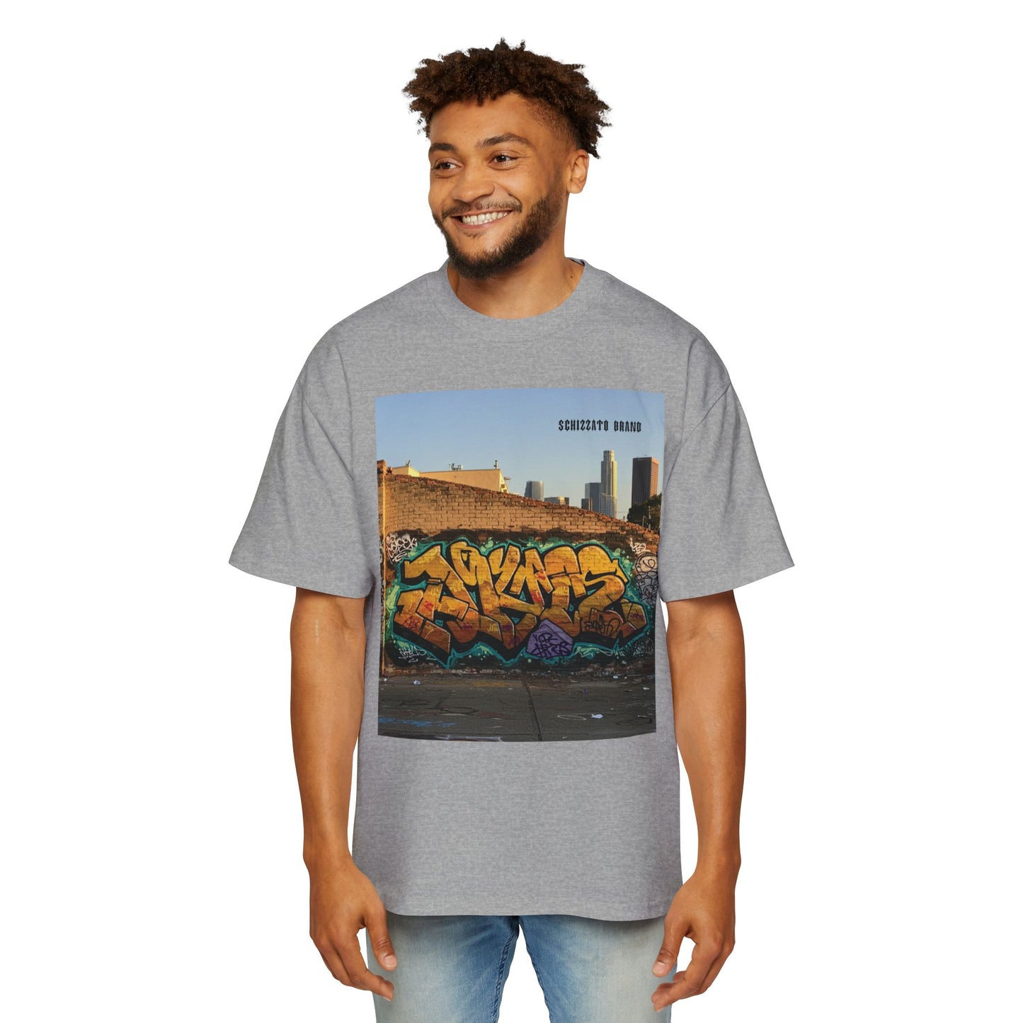T-shirt surdimensionné Schizzato Urban Graffiti
