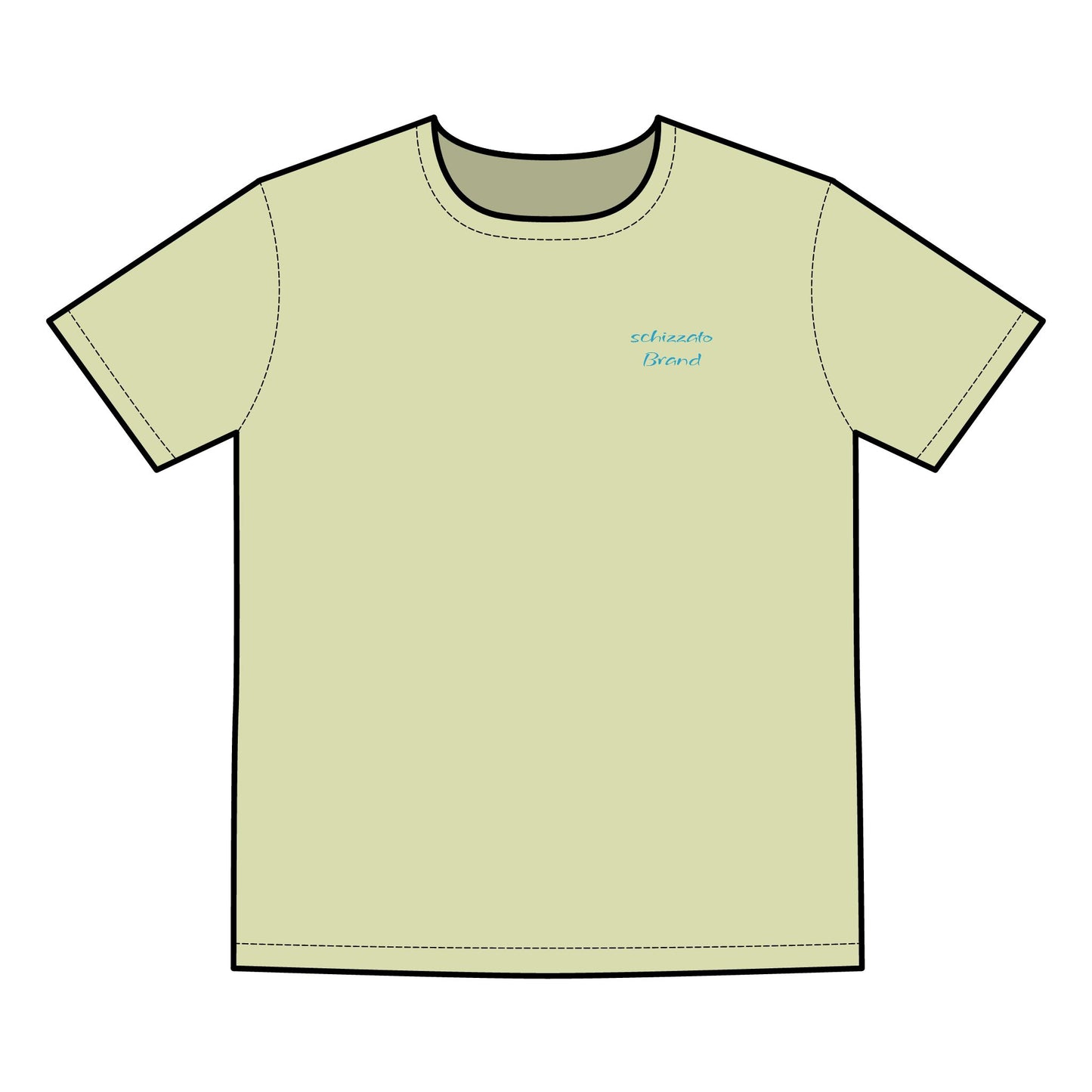 “Schizzato” Graphic Men's Basic Tee