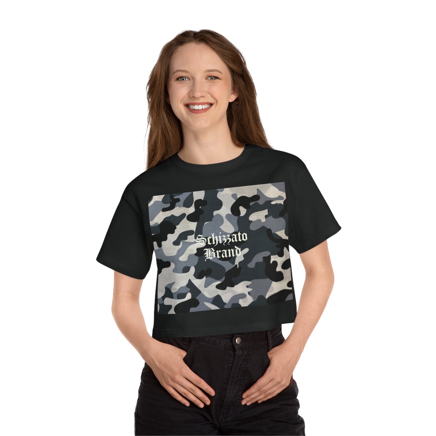 Camo Champion Crop Top