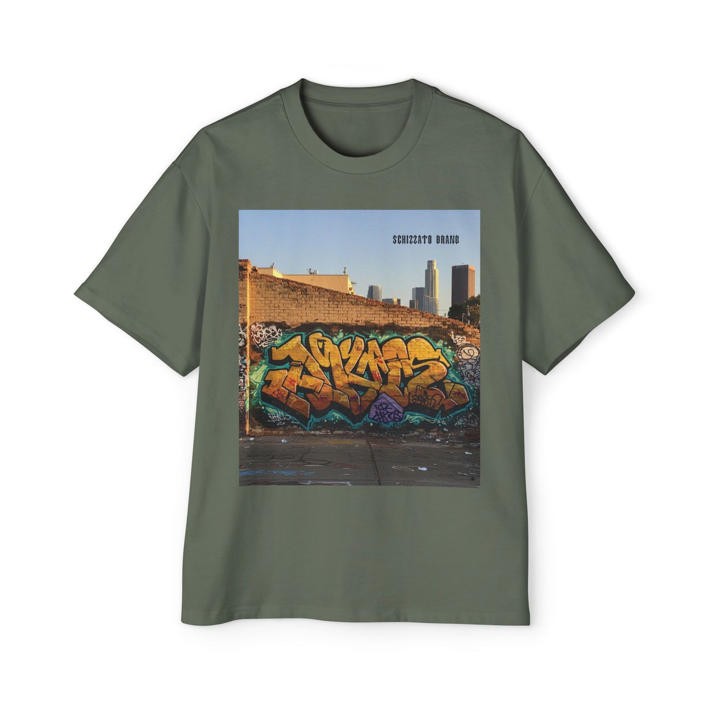 T-shirt surdimensionné Schizzato Urban Graffiti