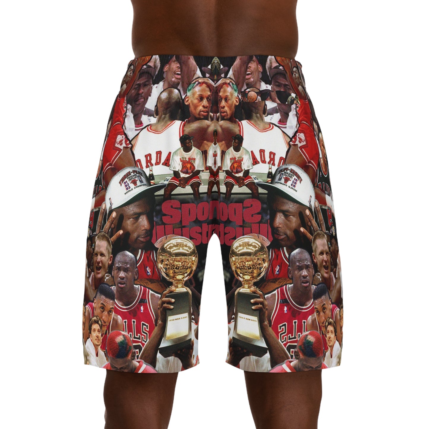 “Schizzato” Men's G.O.A.T  Jogger Shorts