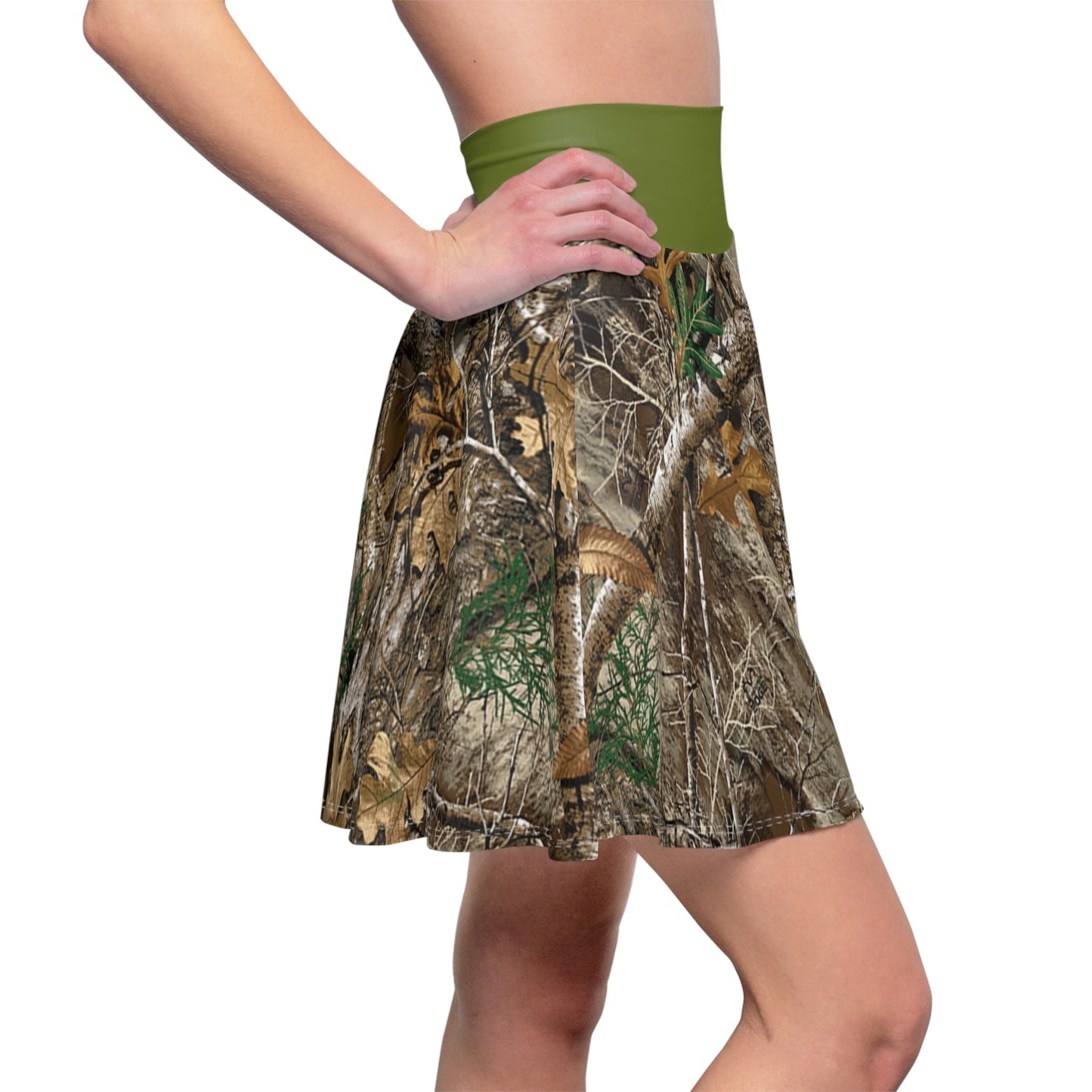 Women's Skater”Woodland Print” Skirt