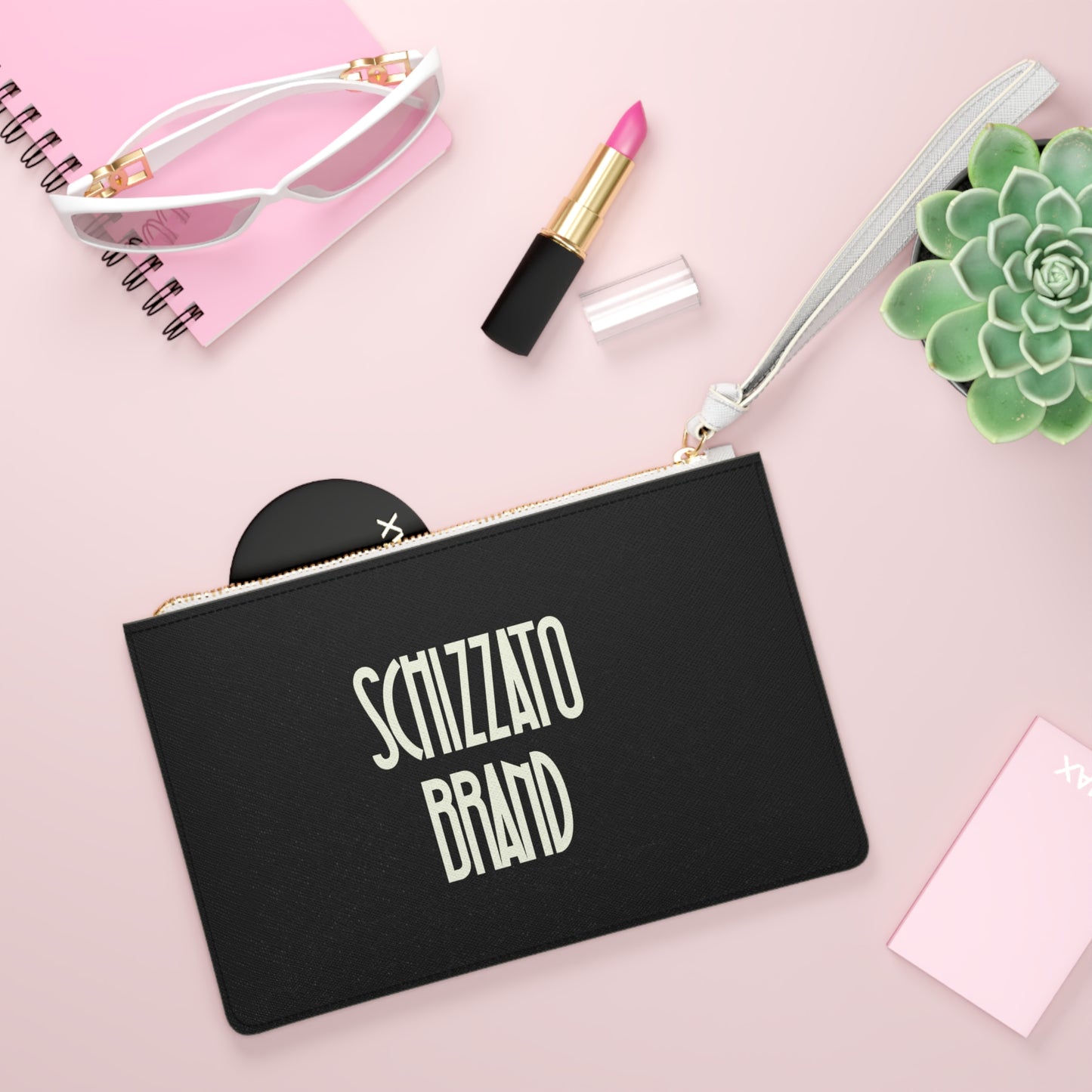 “Schizzato” Take Off essential Clutch Bag