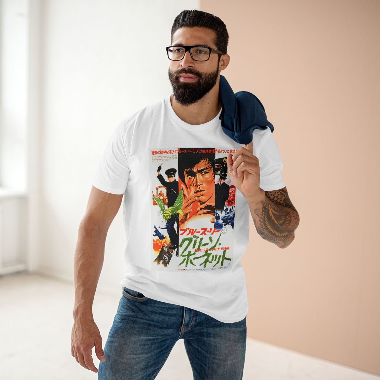 “Schizzato” Bruce Lee Poster Adult Staple Tee