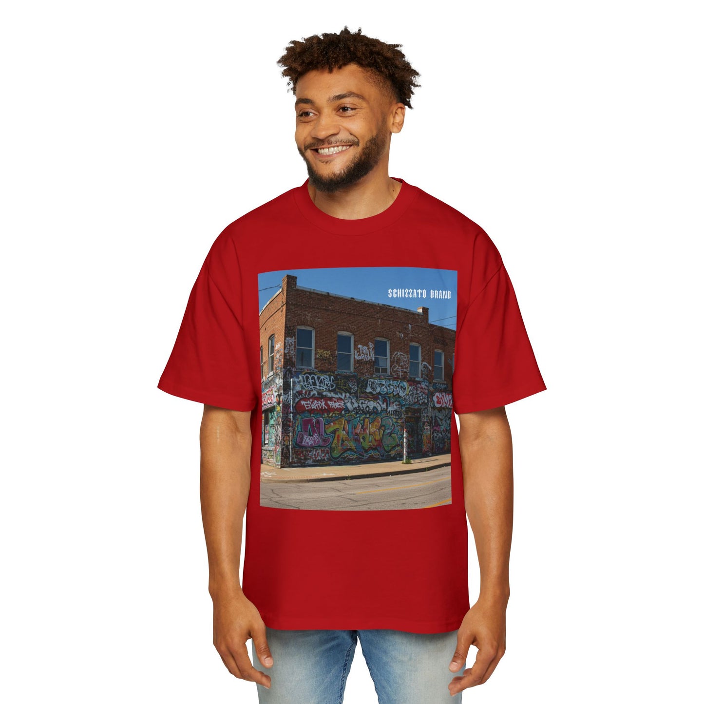 T-shirt surdimensionné Schizzato Urban Graffiti