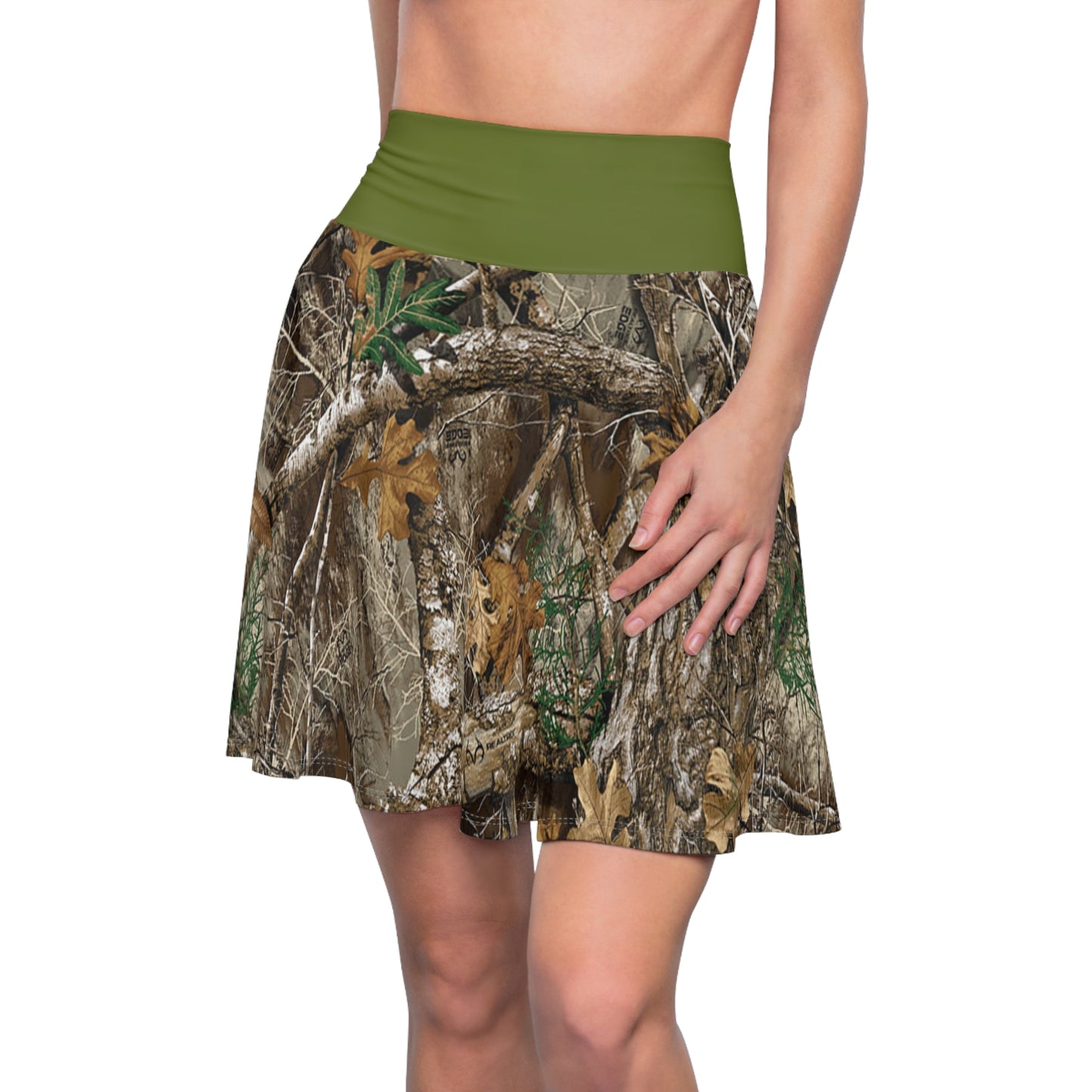 Women's Skater”Woodland Print” Skirt