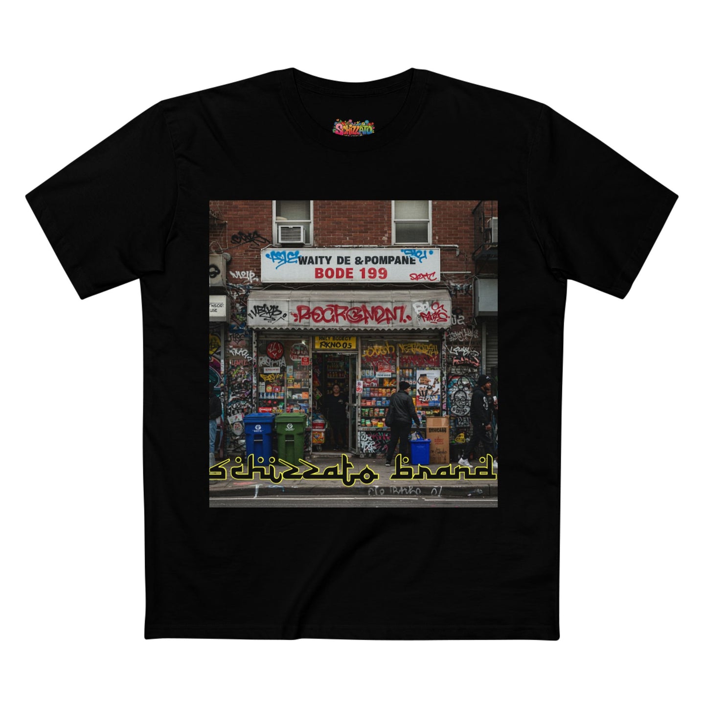 T-shirt Schizzato Graffiti Art