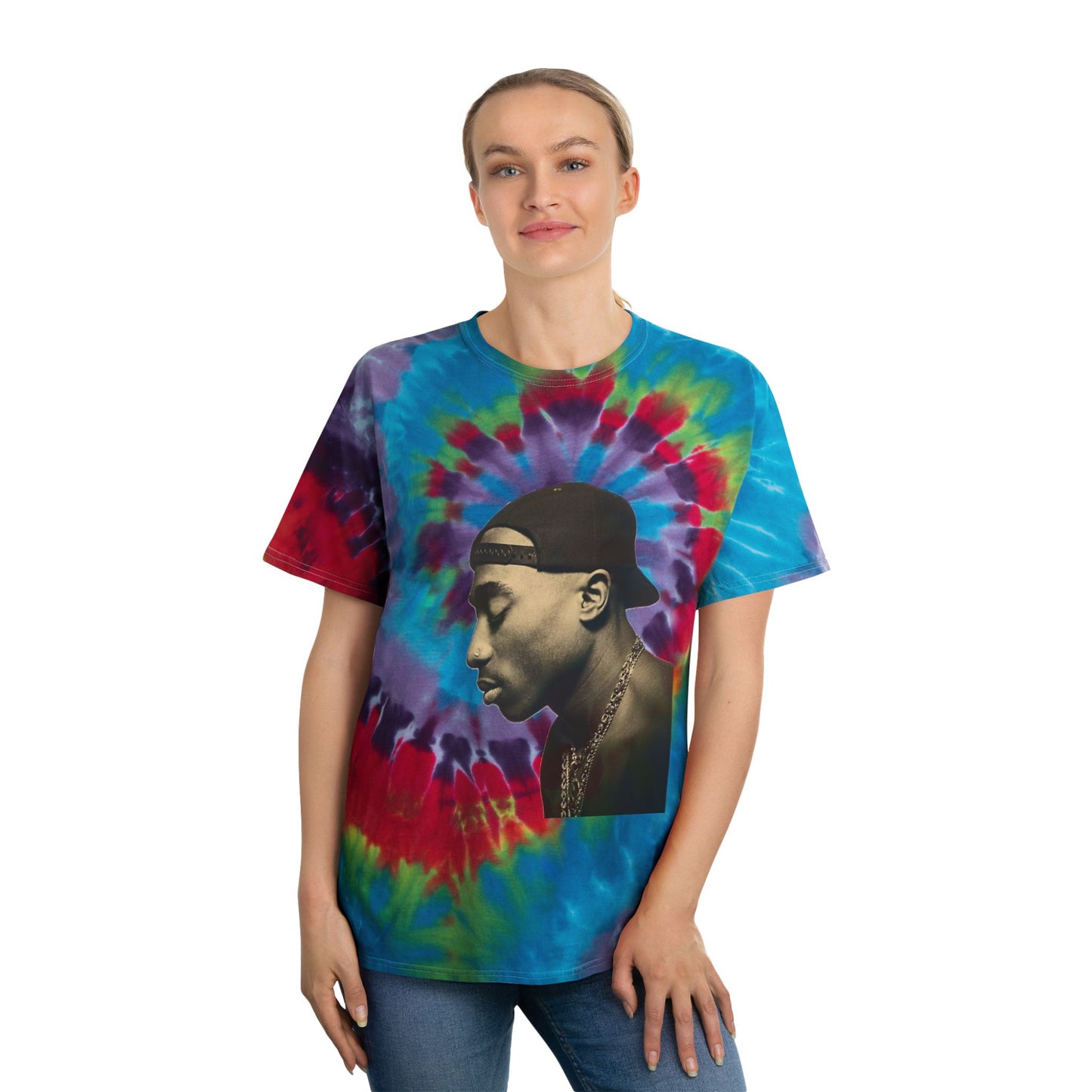 “PAC” Tie-Dye Tee, Spiral